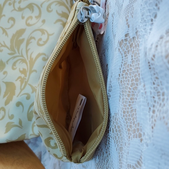 Makeup bags set of 2, New Celebrating Home Penelope Ann collection Golden Topaz - Picture 12 of 14